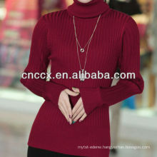 13STC5297 women sweater turtlenck pullover cashmere sweater